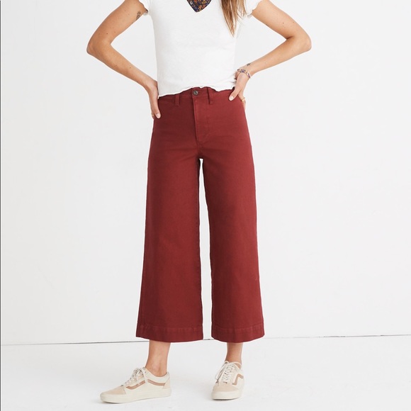 Madewell Pants - Emmett Pants Dusty Burgundy